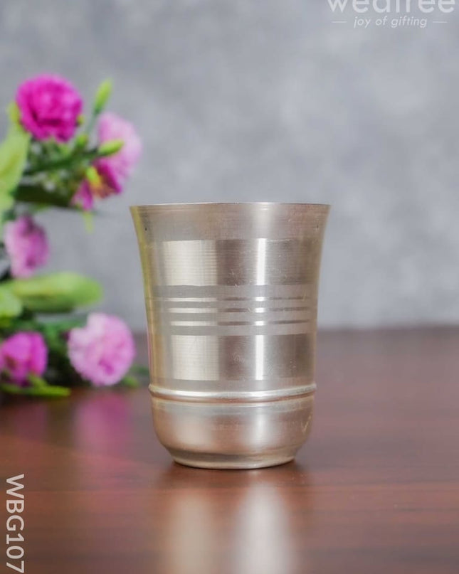 German Silver Glass - Wbg1072 Pooja Utilities