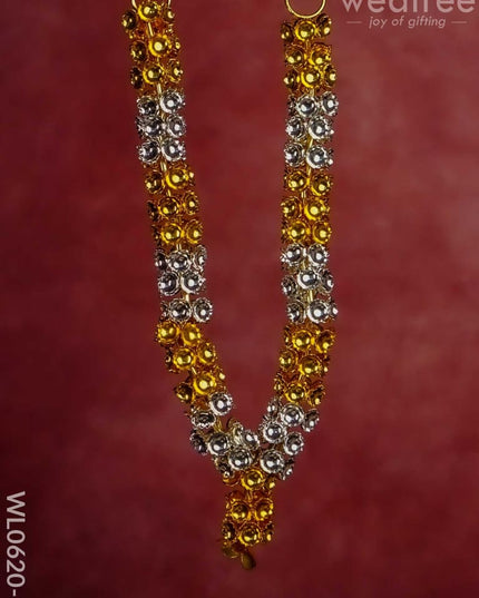 German Silver Gold And Malai - Wl0620 11 Inch Pooja Utility