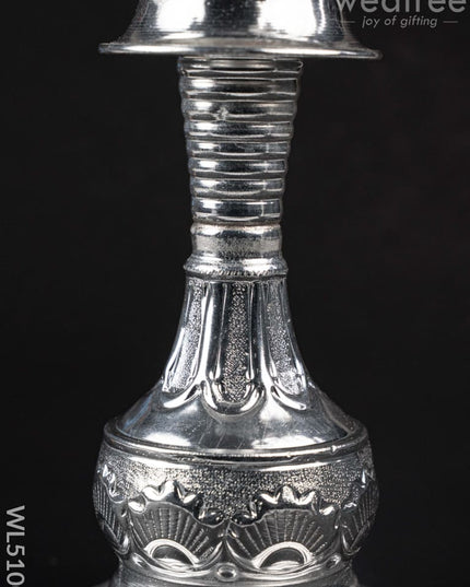 German Silver Kuthu Vilakku with Annapakshi Motif - WL5100 German Silver Pooja Utility