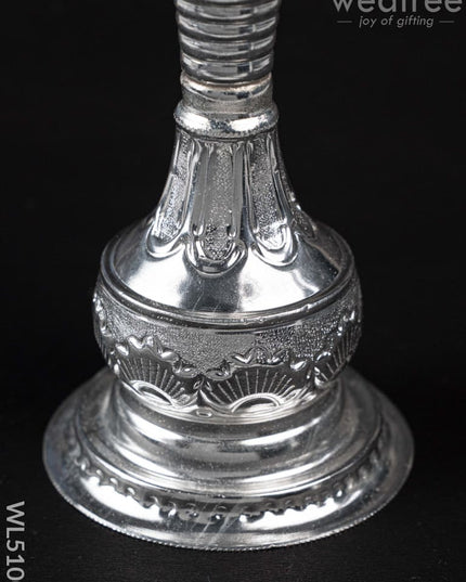 German Silver Kuthu Vilakku with Annapakshi Motif - WL5100 German Silver Pooja Utility