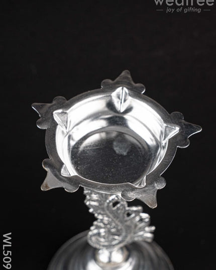 German Silver Kuthu Vilakku - WL5096 German Silver Pooja Utility