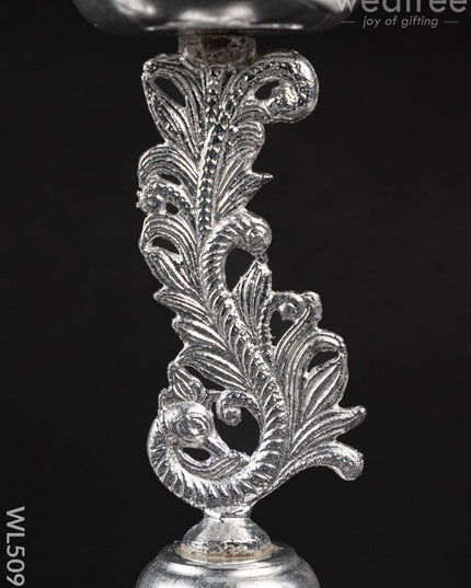 German Silver Kuthu Vilakku - WL5096 German Silver Pooja Utility