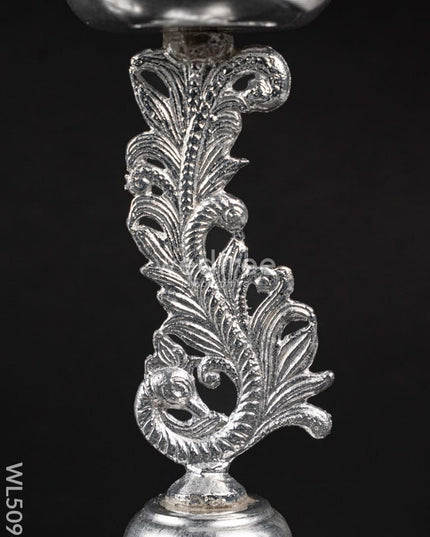 German Silver Kuthu Vilakku - WL5096 German Silver Pooja Utility