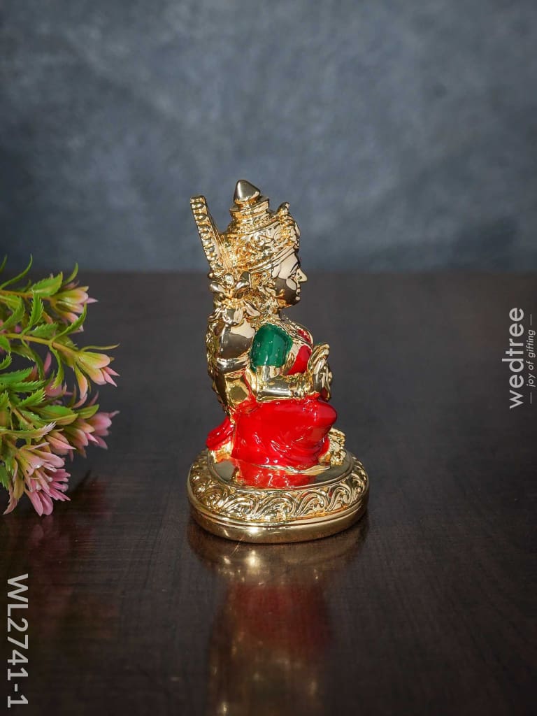 German Silver Lakshmi Idol - Wl2741 Figurines