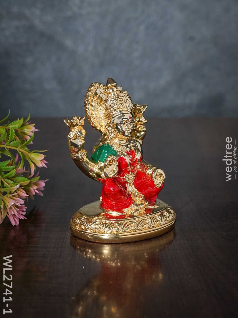 German Silver Lakshmi Idol - Wl2741 Figurines