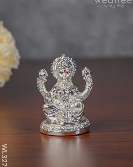 German Silver Lakshmi Idol - Wl3274 Figurines