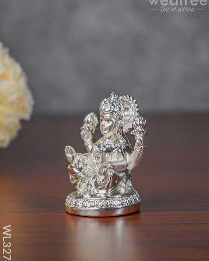 German Silver Lakshmi Idol - Wl3274 Figurines
