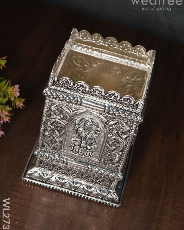 German Silver Lakshmi Tulasi Maadam - Wl2731 Pooja Utility