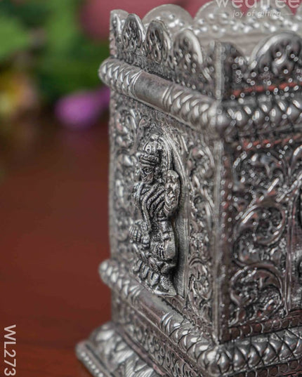 German Silver Lakshmi Tulasi Maadam - Wl2731 Pooja Utility