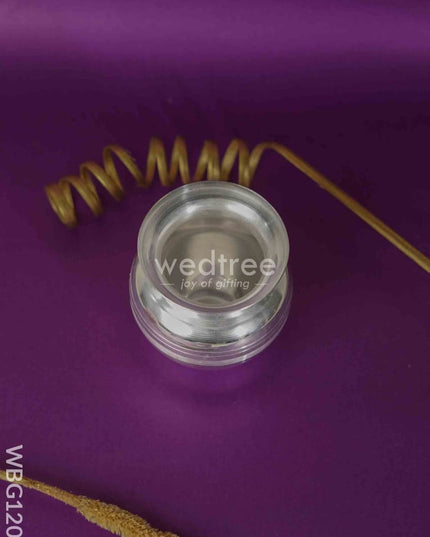 German Silver Lotta - 4 Inch Wbg1204 Pooja Utilities