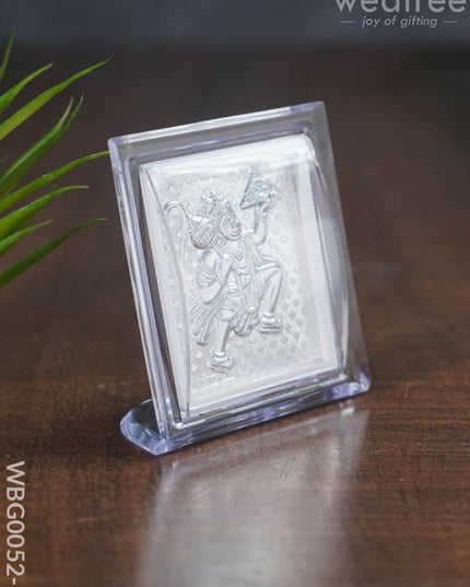 German Silver Plated Hanuman Photoframe With Stand (Small) - Wbg0052-8 Photo Frame