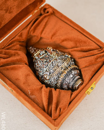 German Silver Sangu - Wl4802 Pooja Utility