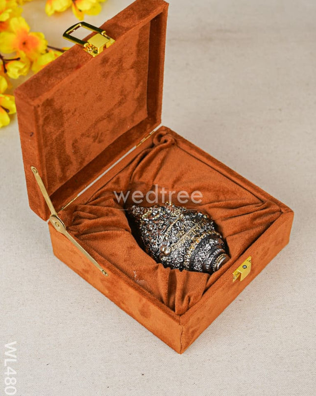 German Silver Sangu - Wl4802 Pooja Utility