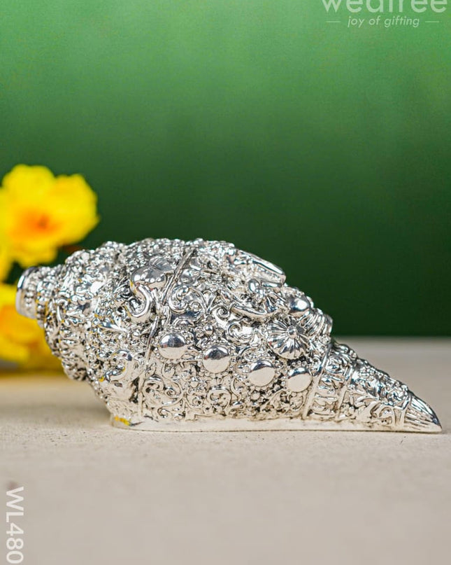German Silver Sangu - Wl4803 Pooja Utility