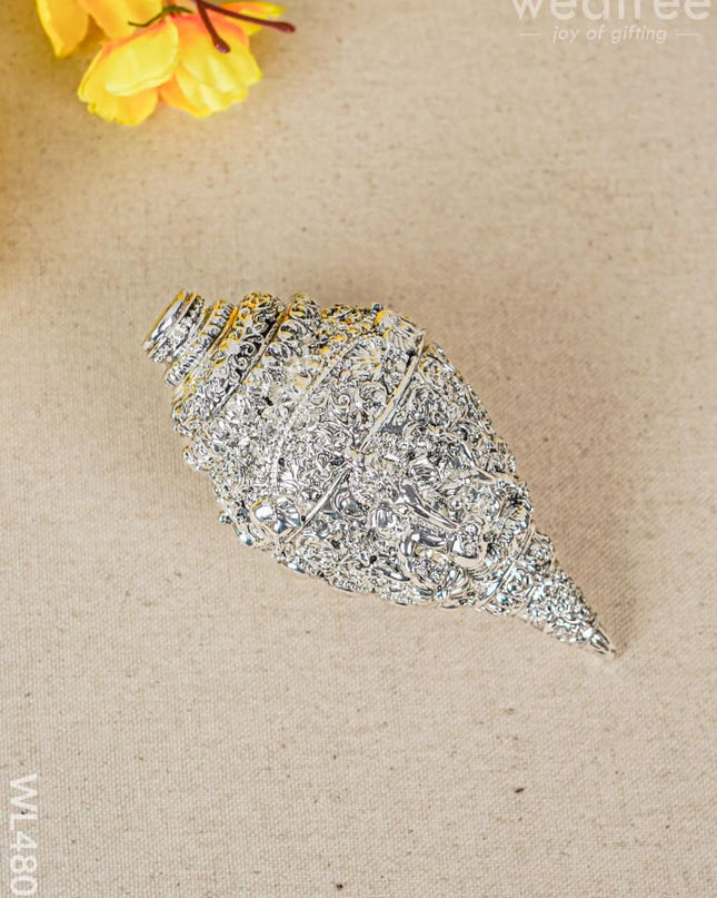 German Silver Sangu - Wl4803 Pooja Utility