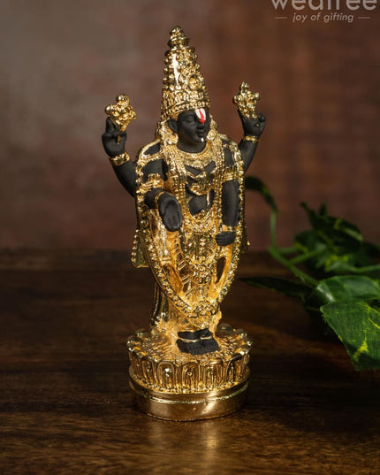 German Silver Tirupathi Balaji Idol Small - Wl0841 Figurines