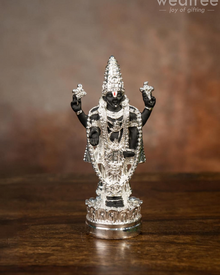 German Silver Tirupathi Balaji Idol Small - Wl0841 Figurines