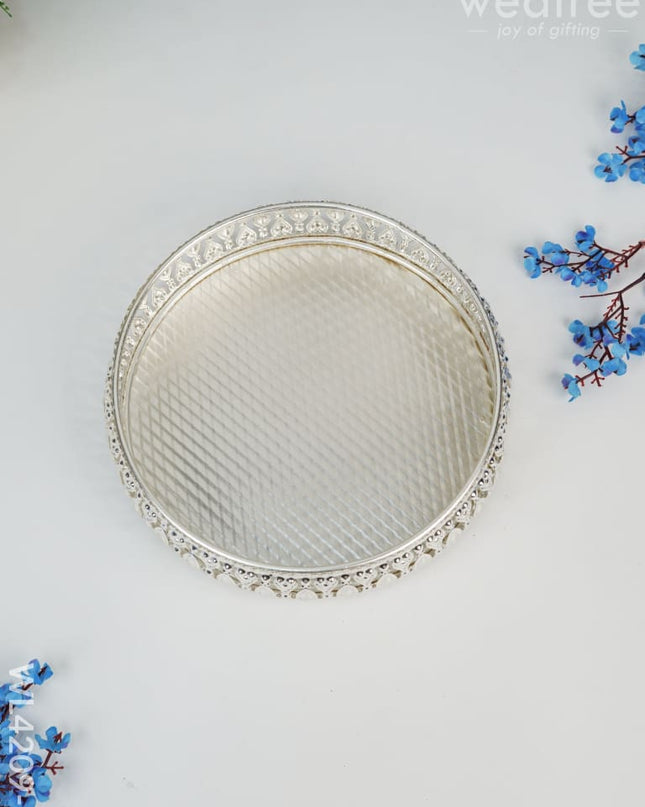 German Silver Bowl - Small Wl4209 8 Inch Pooja Utility
