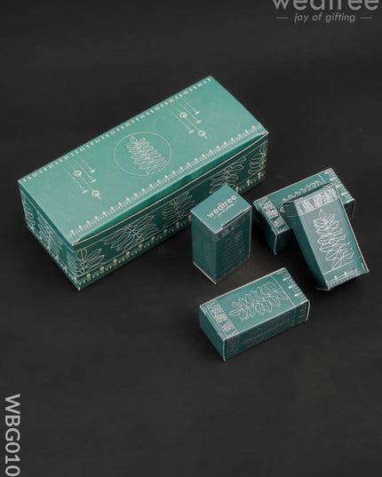 German Silver Tulasi Maadam With Green Leaves - Wbg0100 Pooja Utility Rg