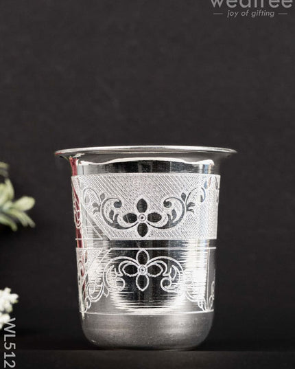 German Silver Tumbler - WL5127 German Silver Pooja Utility
