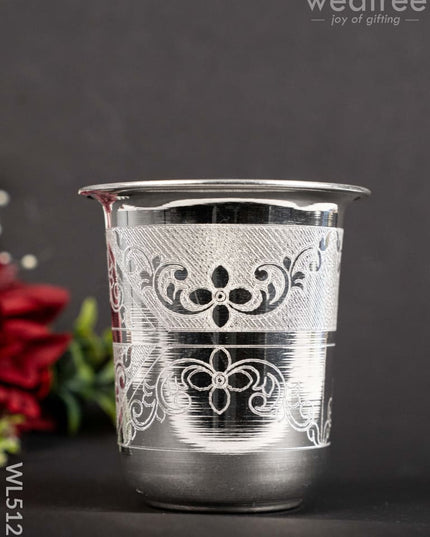 German Silver Tumbler - WL5127 German Silver Pooja Utility
