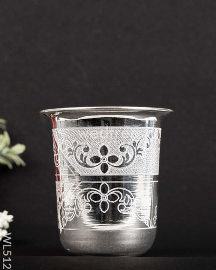 German Silver Tumbler - WL5127 German Silver Pooja Utility