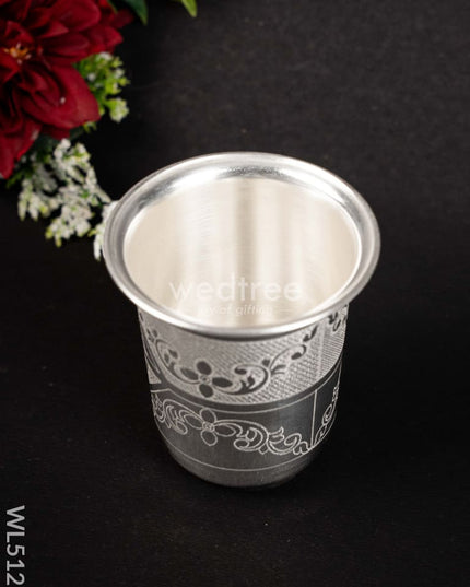 German Silver Tumbler - WL5127 German Silver Pooja Utility