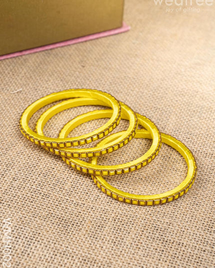Gift Hamper - Jewel Box and Bangle Holder with Oxidized Earring and Kundan Bangles - WMH0020 - Hampers
