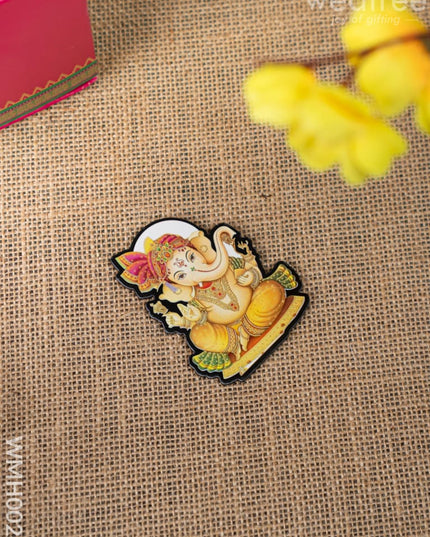 Gift Hamper - Manai with Ganesha Pooja Mandir and Fridge Magnet - WMH0024 - Hampers