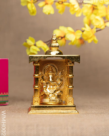 Gift Hamper - Manai with Ganesha Pooja Mandir and Fridge Magnet - WMH0024 - Hampers