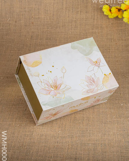 Gift Hamper - Meenakari Glass with Poori Box and Haldi Kumkum Set - WMH0006 - Hampers