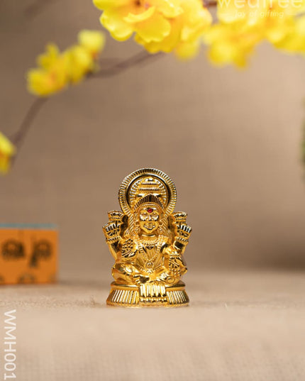 Gift Hamper - Meenakari Tray with Lakshmi Idol Foil Card and Flower Diya - WMH0017 - Hampers