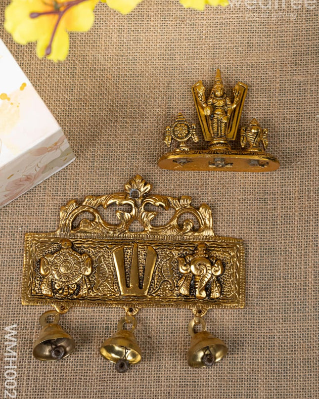 Gift Hamper - Shank Chakra Nama Collection with Hanging and Balaji Stand - WMH0029 - Hampers