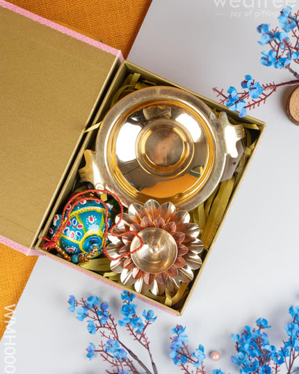 Gift Hamper - Urli with Thoran and Flower Diya - WMH0004 - Hampers