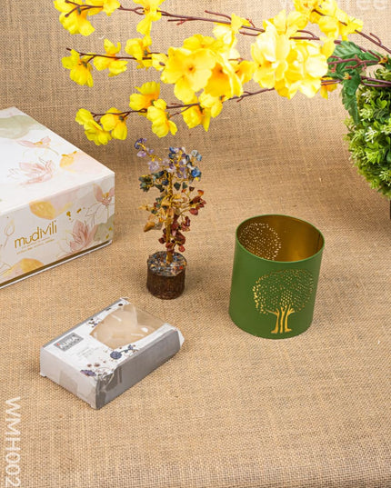 Gift Hamper - Votive with Tree of Life and Scented Candles - WMH0028 - Hampers