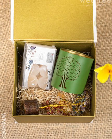 Gift Hamper - Votive with Tree of Life and Scented Candles - WMH0028 - Hampers