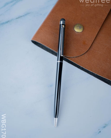 Gift Set - Leather Keychain with Pen - WBG1703 - Pens