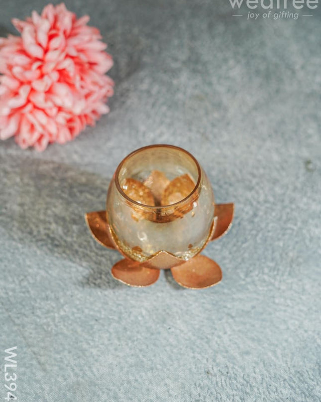 Glass Candle Holder - Wl3941 Candles & Votives