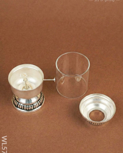 Glass Diya - 6 inch - WL5708 - EPNS Gifts