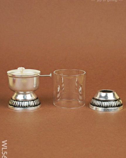 Glass Diya - 8 inch - WL5677 - EPNS Gifts