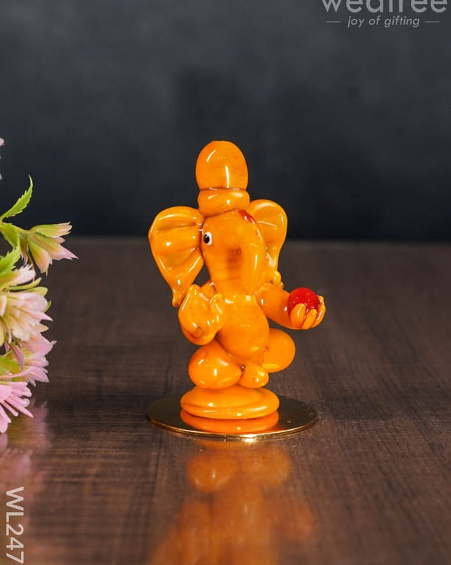 Glass Ganesha Idol - Wl2471 Decor