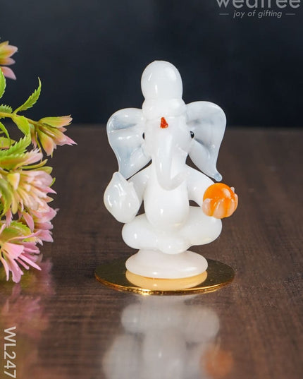 Glass Ganesha Idol - Wl2471 Decor