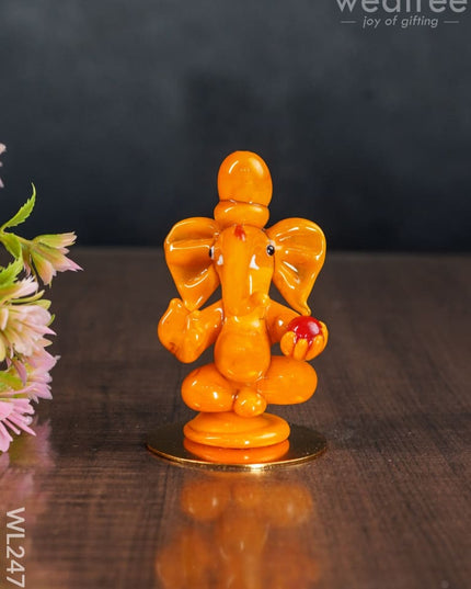 Glass Ganesha Idol - Wl2471 Decor