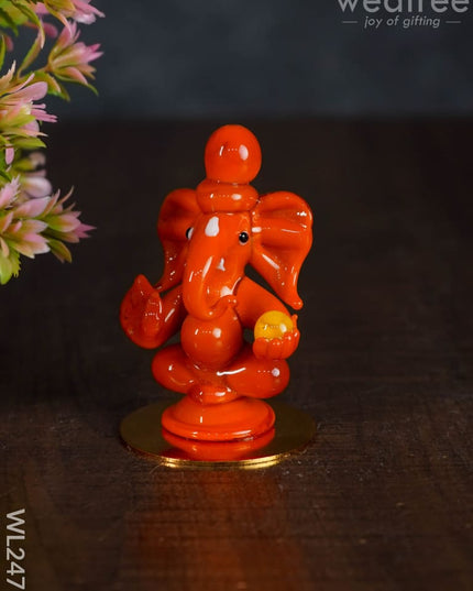 Glass Ganesha Idol - Wl2471 Decor