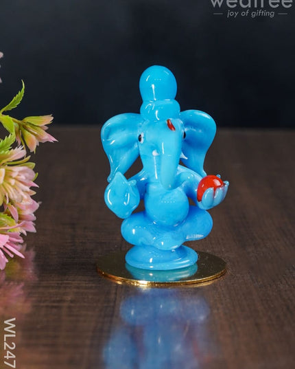 Glass Ganesha Idol - Wl2471 Decor