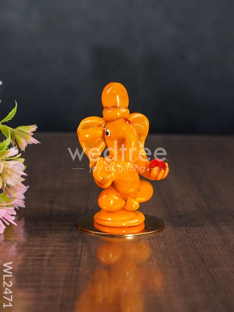 Glass Ganesha Idol - Wl2471 Decor