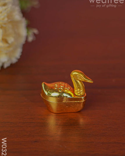 Gold Duck Kumkum Holder - W0325 Holders