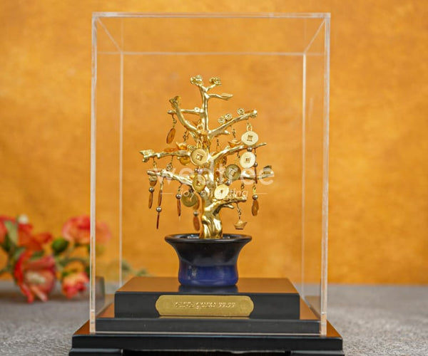 money tree display Gold Foil Money Tree