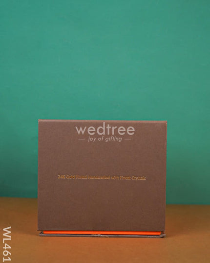 Gold Globe In Acrylic Cabinet - Wl4615 Plated