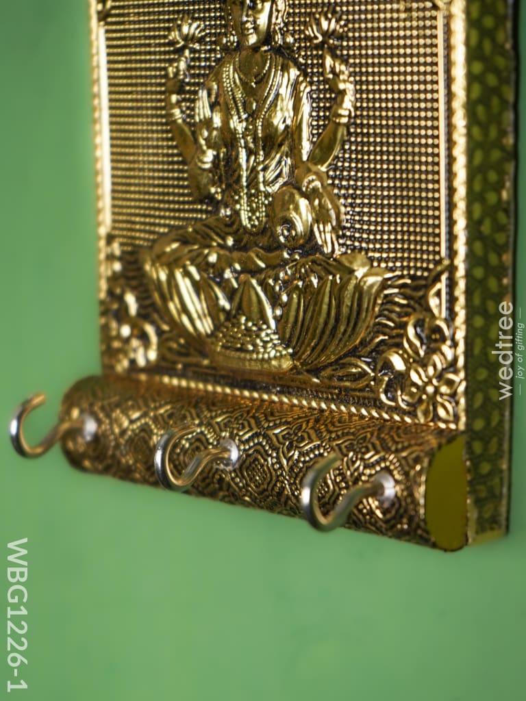 Gold Oxidized Lakshmi Key Hanger - Wbg1226 Hangers